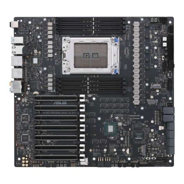 ASUS Pro WS WRX80E-SAGE SE WIFI II AMD WRX80 Socket sWRX8 Verlengd ATX (90MB1E60-M0EAY0)