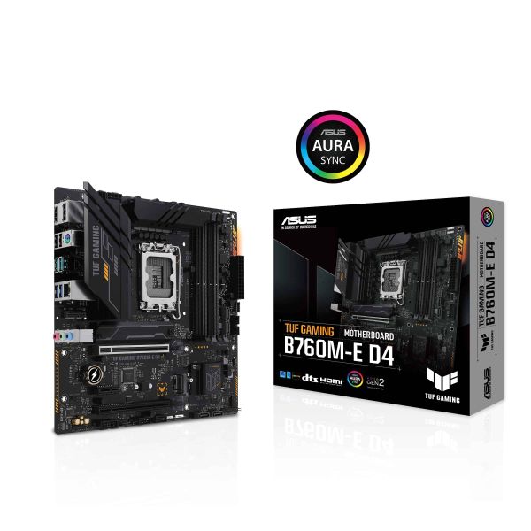 ASUS TUF GAMING B760M-E D4 Intel B760 LGA 1700 micro ATX (90MB1E90-M0EAY0)