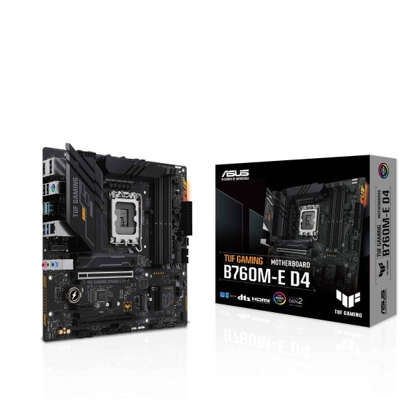 ASUS TUF GAMING B760M-E D4 Intel B760 LGA 1700 micro ATX (90MB1E90-M0EAY0)