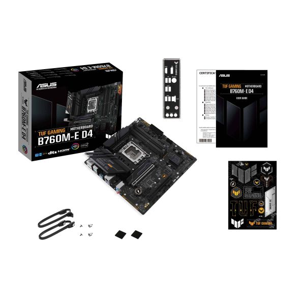 ASUS TUF GAMING B760M-E D4 Intel B760 LGA 1700 micro ATX (90MB1E90-M0EAY0)