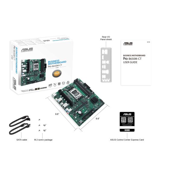 ASUS PRO B650M-CT-CSM AMD B650 Socket AM5 micro ATX (90MB1EC0-M0EAYC)