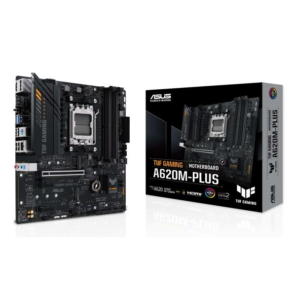 ASUS TUF GAMING A620M-PLUS AMD A620 Socket AM5 micro ATX (90MB1EZ0-M0EAY0)