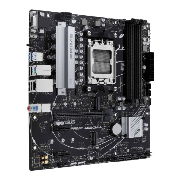 ASUS PRIME A620M-A-CSM AMD A620 Socket AM5 micro ATX (90MB1F10-M0EAYC)