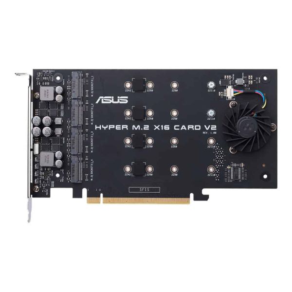 ASUS HYPER M.2 X16 CARD V2 interfacekaart/-adapter Intern (90MC06P0-M0EAY0) ASUS HYPER M.2 X16 CARD V2 interfacekaart/-adapter Intern (90MC06P0-M0EAY0)