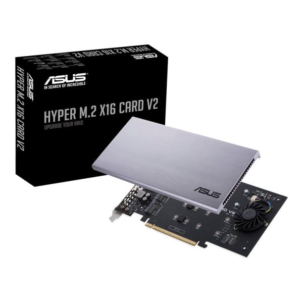 ASUS HYPER M.2 X16 CARD V2 interfacekaart/-adapter Intern (90MC06P0-M0EAY0) ASUS HYPER M.2 X16 CARD V2 interfacekaart/-adapter Intern (90MC06P0-M0EAY0)