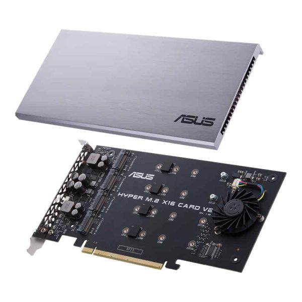 ASUS HYPER M.2 X16 CARD V2 interfacekaart/-adapter Intern (90MC06P0-M0EAY0)