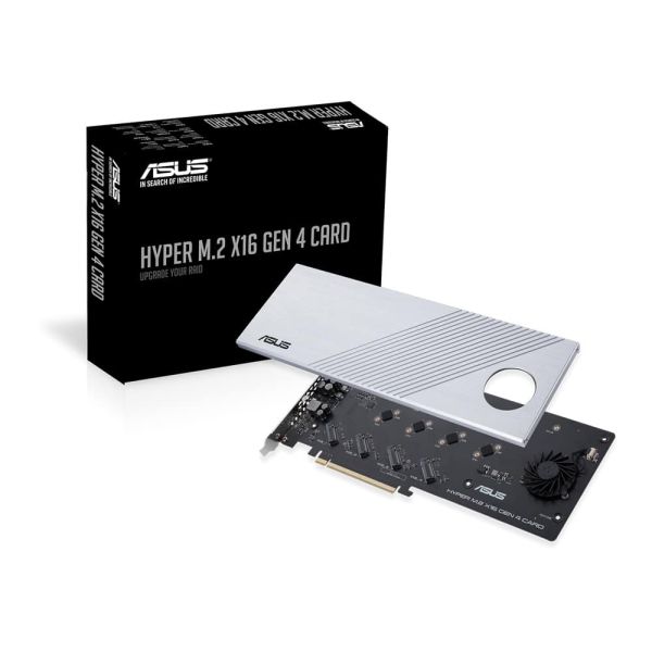 ASUS Hyper M.2 x16 Gen 4 interfacekaart/-adapter Intern (90MC08A0-M0EAY0) ASUS Hyper M.2 x16 Gen 4 interfacekaart/-adapter Intern (90MC08A0-M0EAY0)