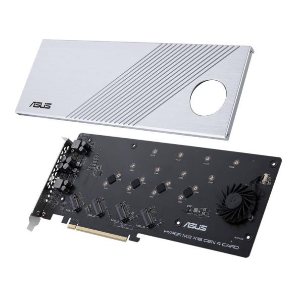 ASUS Hyper M.2 x16 Gen 4 interfacekaart/-adapter Intern (90MC08A0-M0EAY0) ASUS Hyper M.2 x16 Gen 4 interfacekaart/-adapter Intern (90MC08A0-M0EAY0)