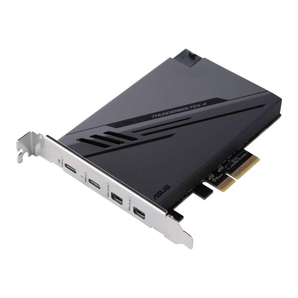 ASUS ThunderboltEX 4 interfacekaart/-adapter Intern Mini DisplayPort, PCIe, Thunderbolt, USB 2.0, USB 3.2 Gen 2 (3.1 Gen 2) (90MC09P0-M0EAY0)