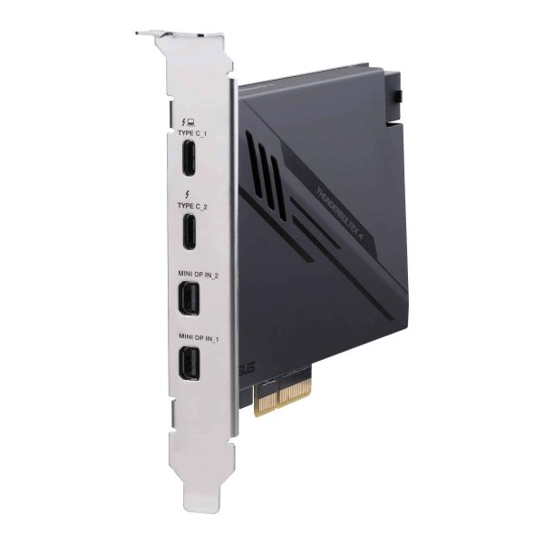 ASUS ThunderboltEX 4 interfacekaart/-adapter Intern Mini DisplayPort, PCIe, Thunderbolt, USB 2.0, USB 3.2 Gen 2 (3.1 Gen 2) (90MC09P0-M0EAY0)