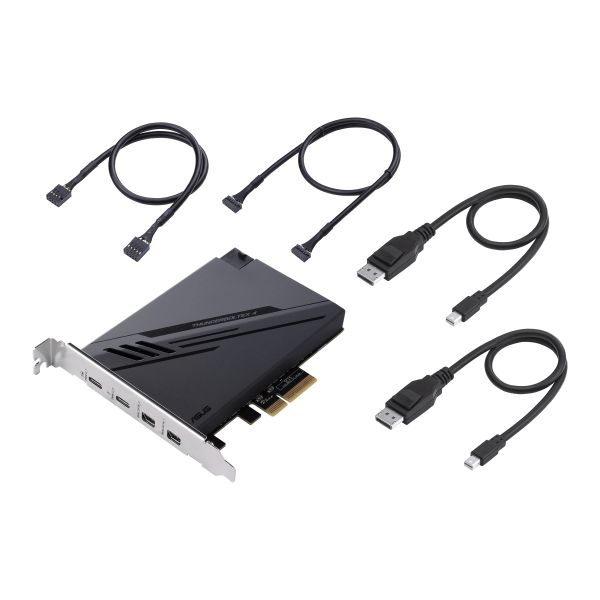 ASUS ThunderboltEX 4 interfacekaart/-adapter Intern Mini DisplayPort, PCIe, Thunderbolt, USB 2.0, USB 3.2 Gen 2 (3.1 Gen 2) (90MC09P0-M0EAY0) ASUS ThunderboltEX 4 interfacekaart/-adapter Intern Mini DisplayPort, PCIe, Thunderbolt, USB 2.0, USB 3.2 Gen 2 (3.1 Gen 2) (90MC09P0-M0EAY0)