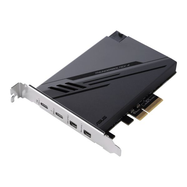ASUS ThunderboltEX 4 interfacekaart/-adapter Intern Mini DisplayPort, PCIe, Thunderbolt, USB 2.0, USB 3.2 Gen 2 (3.1 Gen 2) (90MC09P0-M0EAY0) ASUS ThunderboltEX 4 interfacekaart/-adapter Intern Mini DisplayPort, PCIe, Thunderbolt, USB 2.0, USB 3.2 Gen 2 (3.1 Gen 2) (90MC09P0-M0EAY0)