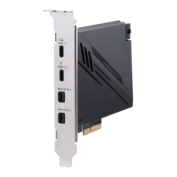ASUS ThunderboltEX 4 interfacekaart/-adapter Intern Mini DisplayPort, PCIe, Thunderbolt, USB 2.0, USB 3.2 Gen 2 (3.1 Gen 2) (90MC09P0-M0EAY0) ASUS ThunderboltEX 4 interfacekaart/-adapter Intern Mini DisplayPort, PCIe, Thunderbolt, USB 2.0, USB 3.2 Gen 2 (3.1 Gen 2) (90MC09P0-M0EAY0)