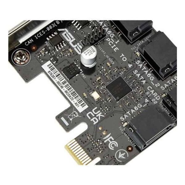 ASUS PCIE To 4 SATA CARD-SI interfacekaart/-adapter Intern (90MC0AZ0-M0ECY0)