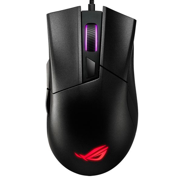 ASUS ROG Gladius II Core muis Gamen Rechtshandig USB Type-A Optisch 6200 DPI (90MP01D0-B0UA00)