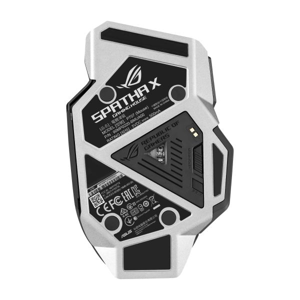 ASUS ROG Spatha X muis Rechtshandig RF Wireless + USB Type-A Optisch 19000 DPI (90MP0220-BMUA00)