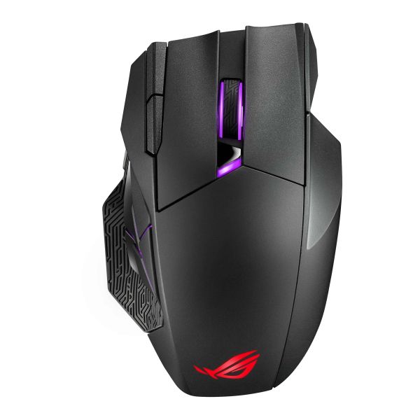 ASUS ROG Spatha X muis Rechtshandig RF Wireless + USB Type-A Optisch 19000 DPI (90MP0220-BMUA00)