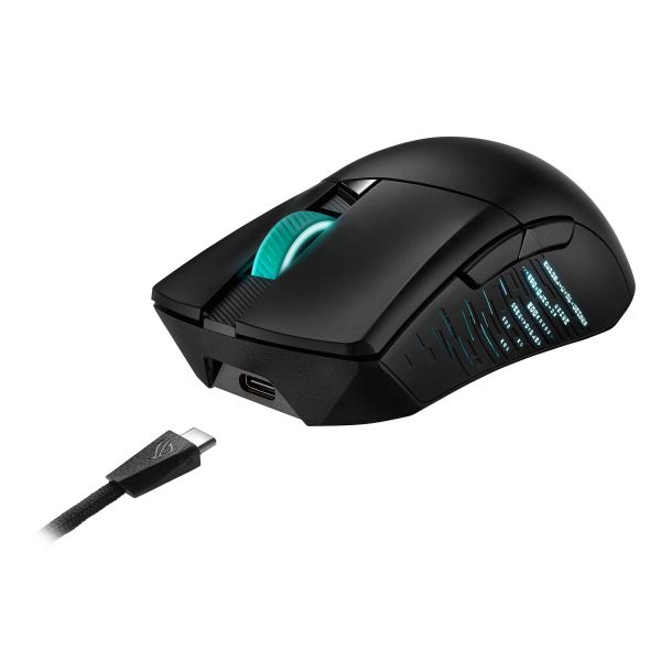 ASUS ROG Gladius III muis Rechtshandig USB Type-A Optisch 19000 DPI (90MP0270-BMUA00)