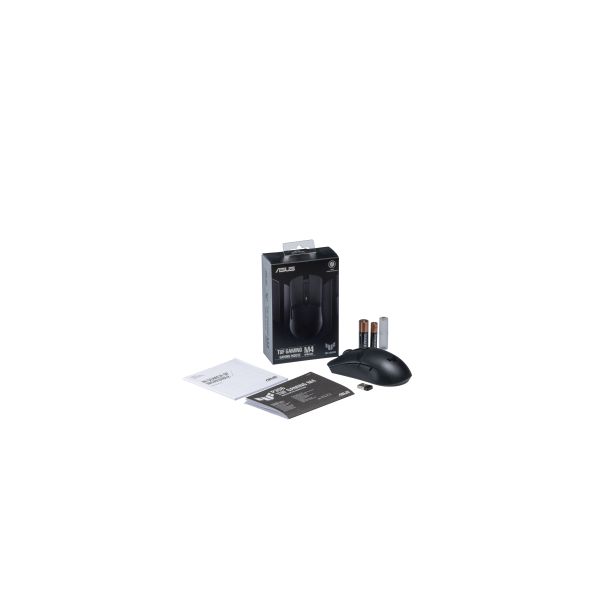ASUS TUF Gaming M4 Wireless muis Gamen Rechtshandig RF-draadloos + Bluetooth Optisch 12000 DPI (90MP02F0-BMUA00)