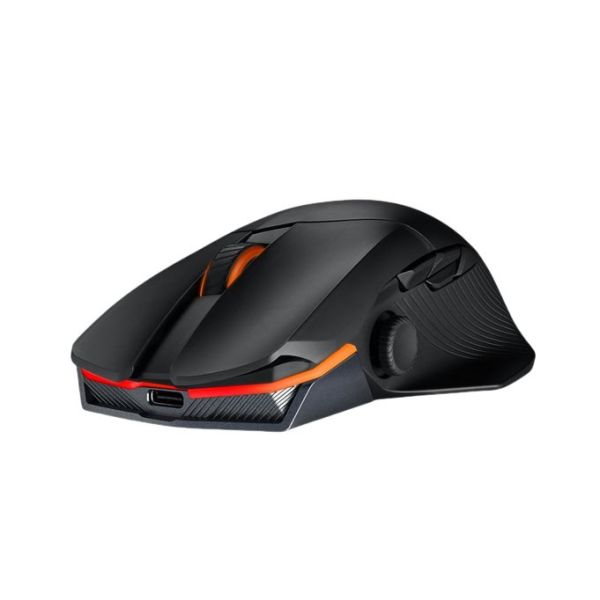 ASUS ROG Chakram X Origin muis Gamen Rechtshandig RF Wireless + Bluetooth + USB Type-A Opto-mechanisch 36000 DPI (90MP02N1-BMUA00) ASUS ROG Chakram X Origin muis Gamen Rechtshandig RF Wireless + Bluetooth + USB Type-A Opto-mechanisch 36000 DPI (90MP02N1-BMUA00)