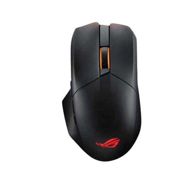 ASUS ROG Chakram X Origin muis Gamen Rechtshandig RF Wireless + Bluetooth + USB Type-A Opto-mechanisch 36000 DPI (90MP02N1-BMUA00)