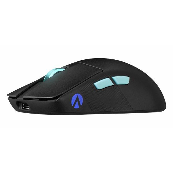 ASUS ROG Harpe Ace Aim Lab Edition muis Ambidextrous RF Wireless + Bluetooth + USB Type-A Optisch 36000 DPI (90MP02W0-BMUA00)