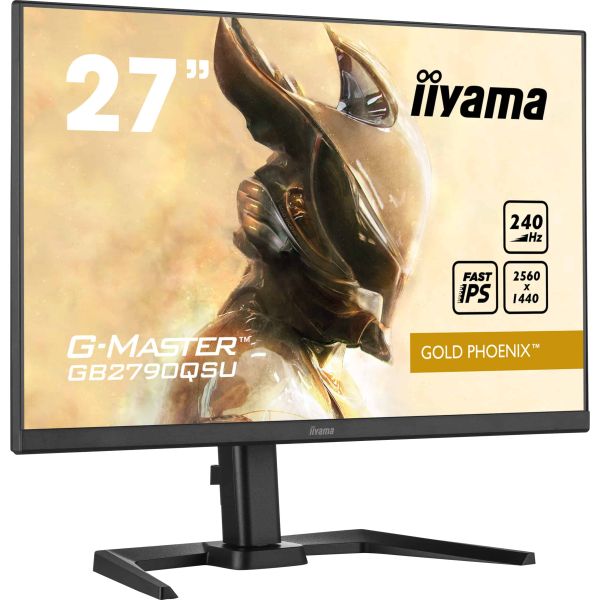 iiyama GB2790QSU-B5 computer monitor 68,6 cm (27") 2560 x 1440 Pixels Wide Quad HD LCD Zwart (GB2790QSU-B5)