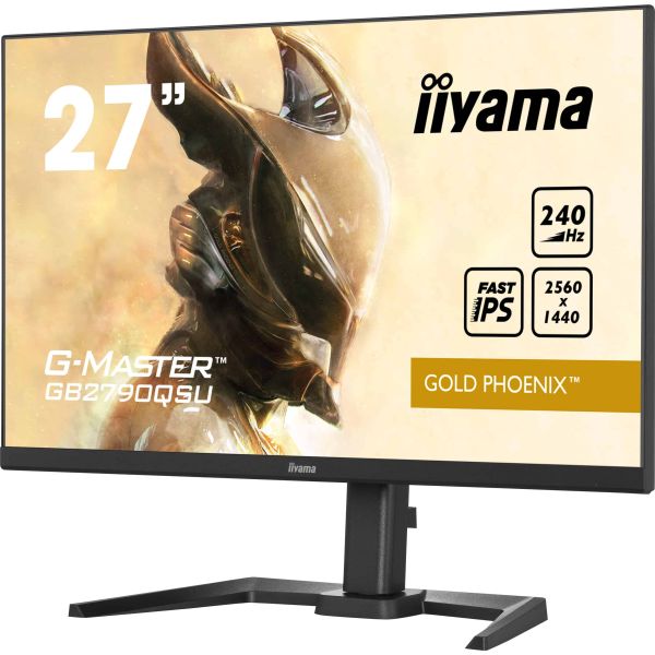 iiyama GB2790QSU-B5 computer monitor 68,6 cm (27") 2560 x 1440 Pixels Wide Quad HD LCD Zwart (GB2790QSU-B5)
