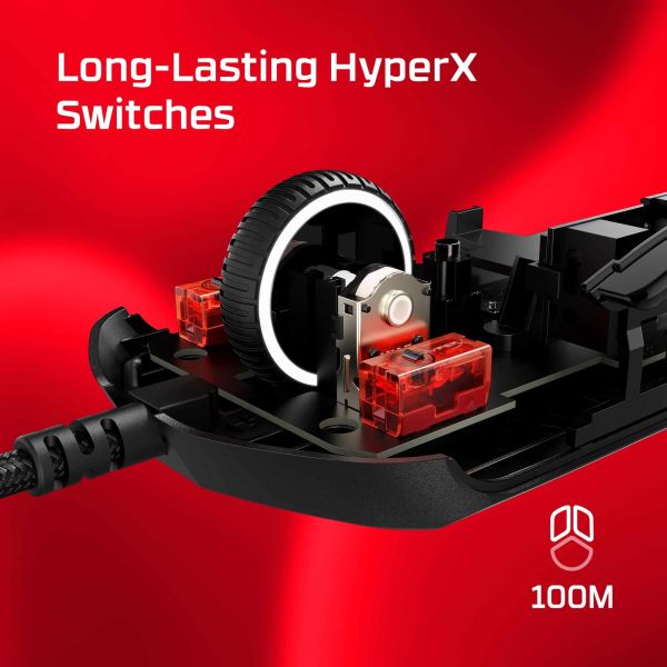 HyperX Pulsefire Haste 2 - gamingmuis (zwart) (6N0A7AA)