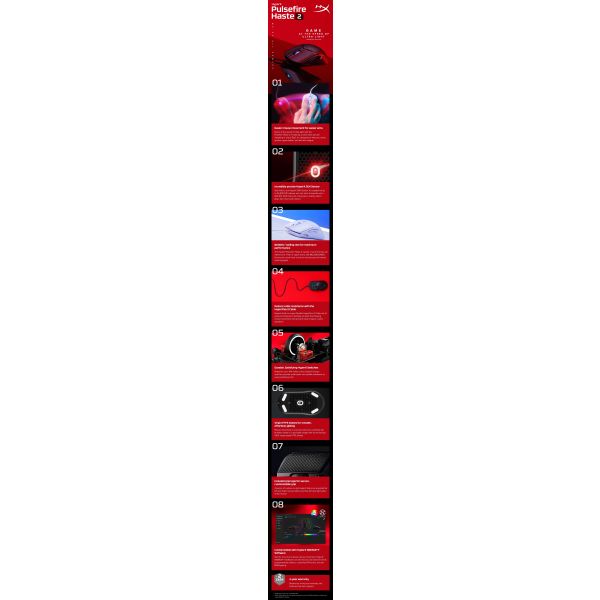 HyperX Pulsefire Haste 2 - gamingmuis (zwart) (6N0A7AA)