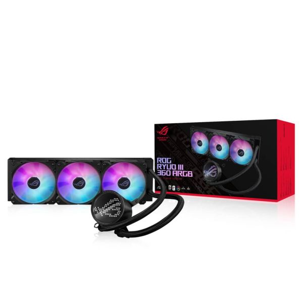 ASUS ROG Ryuo III 360 ARGB Processor Kit voor vloeistofkoeling 12 cm Zwart (90RC00I1-M0UAY0)