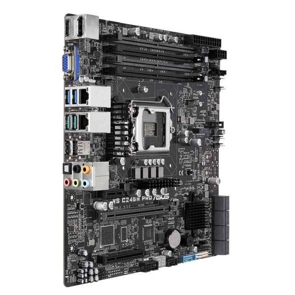 ASUS WS C246M PRO Intel C246 LGA 1151 (Socket H4) micro ATX (90SW00E0-M0EAY0)