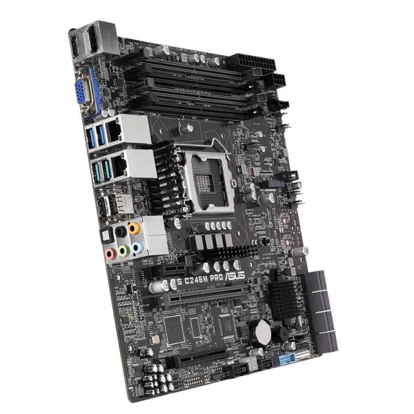 ASUS WS C246M PRO Intel C246 LGA 1151 (Socket H4) micro ATX (90SW00E0-M0EAY0)