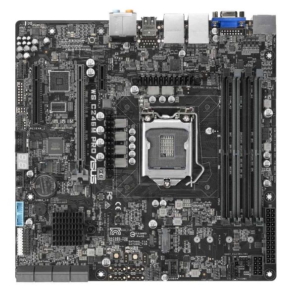 ASUS WS C246M PRO Intel C246 LGA 1151 (Socket H4) micro ATX (90SW00E0-M0EAY0) ASUS WS C246M PRO Intel C246 LGA 1151 (Socket H4) micro ATX (90SW00E0-M0EAY0)