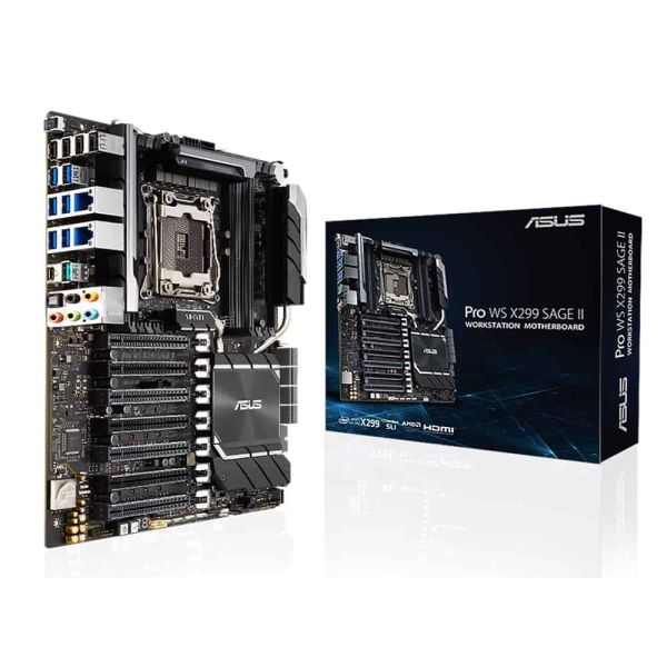 ASUS Pro WS X299 SAGE II Intel® X299 LGA 2066 (Socket R4) CEB (90SW00U0-M0EAY0)