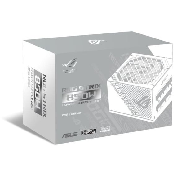 ASUS ROG-STRIX-850G-WHITE power supply unit 850 W 20+4 pin ATX ATX Wit (90YE00A4-B0NA00)