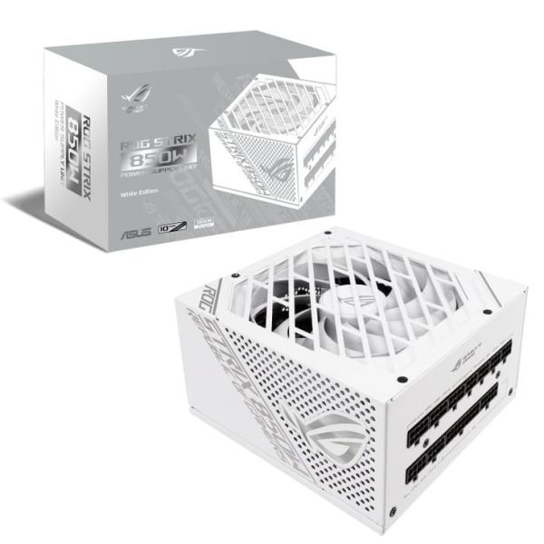 ASUS ROG-STRIX-850G-WHITE power supply unit 850 W 20+4 pin ATX ATX Wit (90YE00A4-B0NA00)