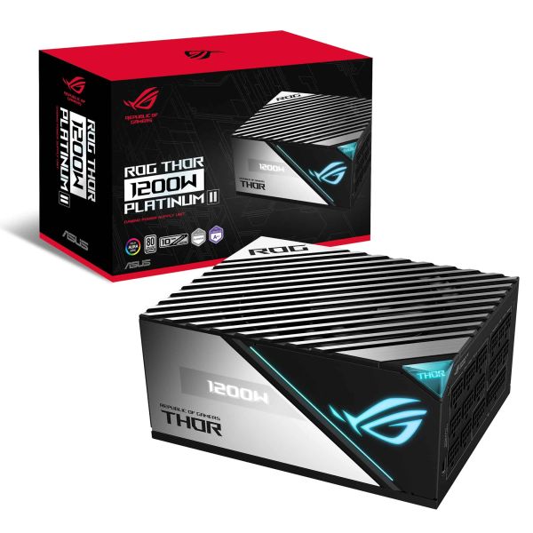 ASUS ROG THOR 1200W Platinum II power supply unit 24-pin ATX Grijs (90YE00L0-B0NA00)