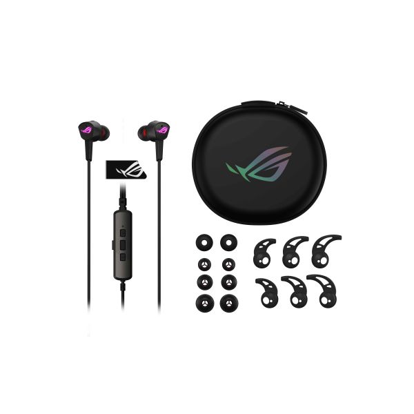 ASUS ROG CETRA II Hoofdtelefoons Bedraad In-ear Gamen USB Type-C Zwart (90YH02S0-B2UA00)