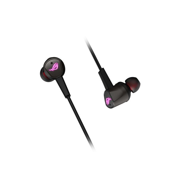 ASUS ROG CETRA II Hoofdtelefoons Bedraad In-ear Gamen USB Type-C Zwart (90YH02S0-B2UA00)
