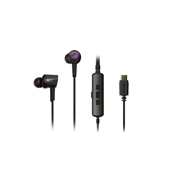 ASUS ROG CETRA II Hoofdtelefoons Bedraad In-ear Gamen USB Type-C Zwart (90YH02S0-B2UA00)