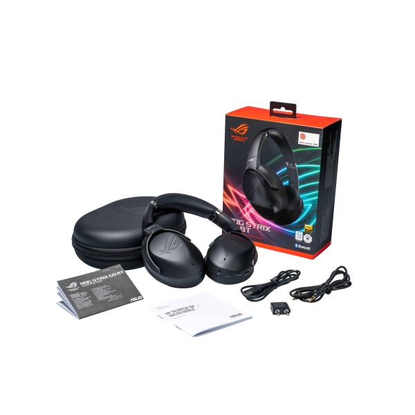 ASUS ROG Strix Go BT Headset Bedraad en draadloos Hoofdband Gamen Bluetooth Zwart (90YH02Y1-B5UA00)
