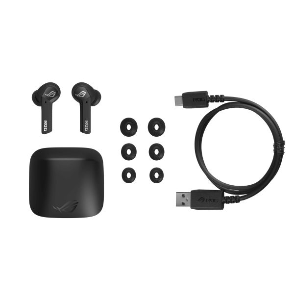 ASUS ROG Cetra True Wireless Hoofdtelefoons True Wireless Stereo (TWS) In-ear Gamen Bluetooth Zwart (90YH03G1-B5UA00)