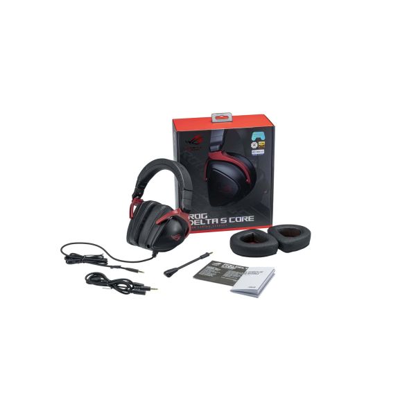 ASUS ROG Delta S Core Headset Bedraad Hoofdband Gamen Zwart (90YH03JC-B1UA00)