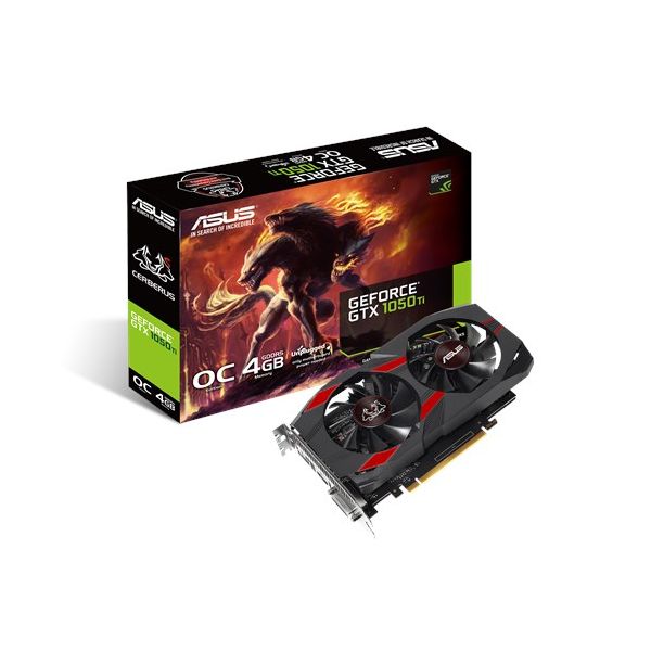 ASUS CERBERUS-GTX1050TI-O4G NVIDIA GeForce GTX 1050 Ti 4 GB GDDR5 (90YV0A74-M0NA00)