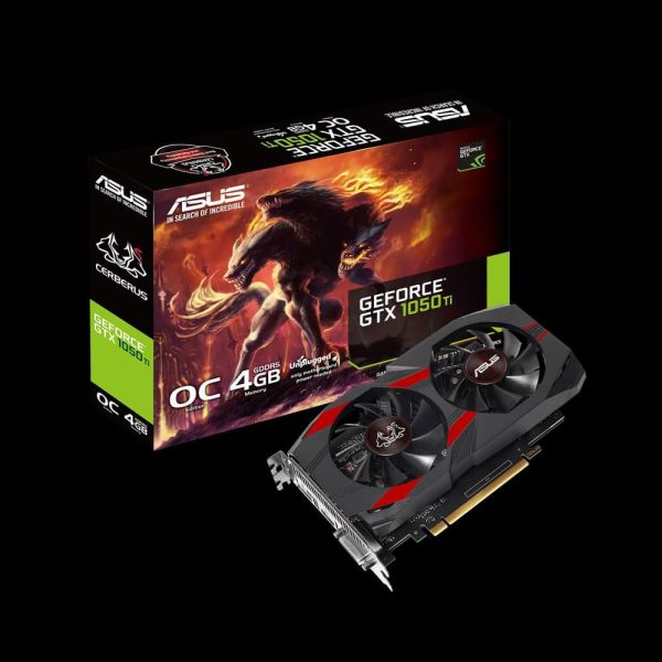ASUS CERBERUS-GTX1050TI-O4G NVIDIA GeForce GTX 1050 Ti 4 GB GDDR5 (90YV0A74-M0NA00)