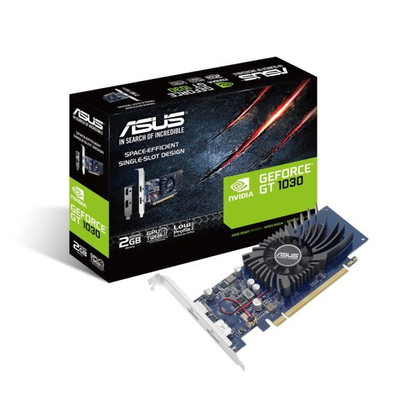 ASUS GT1030-2G-BRK NVIDIA GeForce GT 1030 2 GB GDDR5 (90YV0AT2-M0NA00) ASUS GT1030-2G-BRK NVIDIA GeForce GT 1030 2 GB GDDR5 (90YV0AT2-M0NA00)