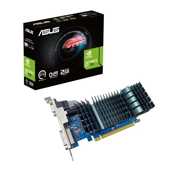 ASUS GT710-SL-2GD3-BRK-EVO NVIDIA GeForce GT 710 2 GB GDDR3 (90YV0I70-M0NA00) ASUS GT710-SL-2GD3-BRK-EVO NVIDIA GeForce GT 710 2 GB GDDR3 (90YV0I70-M0NA00)
