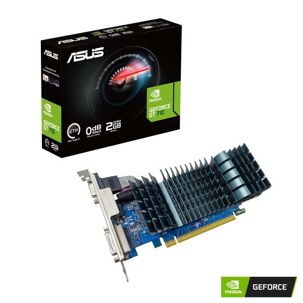 ASUS GT710-SL-2GD3-BRK-EVO NVIDIA GeForce GT 710 2 GB GDDR3 (90YV0I70-M0NA00)