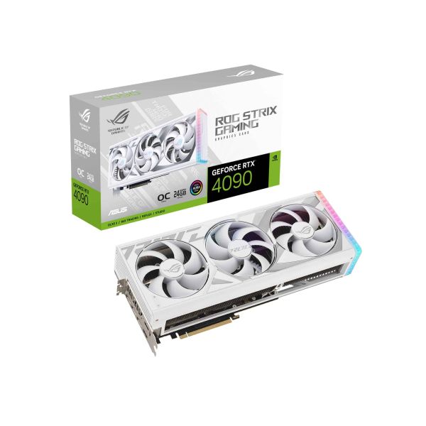 ASUS ROG -STRIX-RTX4090-O24G-WHITE NVIDIA GeForce RTX 4090 24 GB GDDR6X (90YV0ID2-M0NA00)